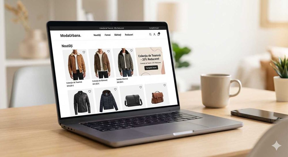 Creare Site Web / Magazin Online - Design Modern & Rapid