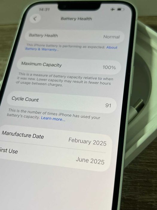 iPhone 16e Бял 128GB
