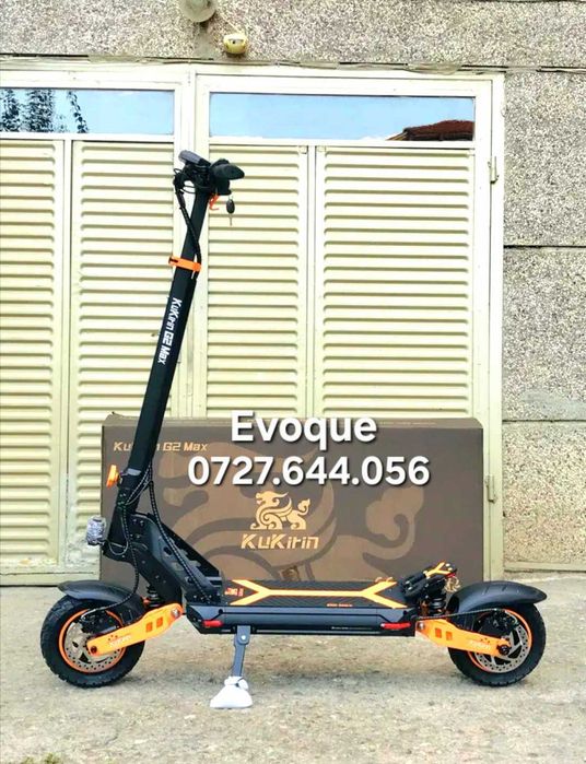 Trotineta electrica Kukirin G2 MAX sigilata 2026 1000 wati 21 AMPERI