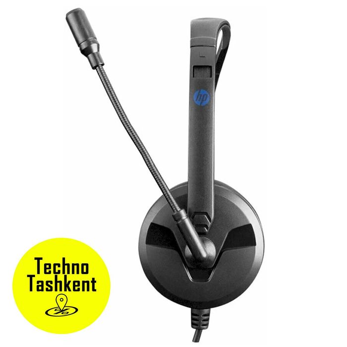 Гарнитура HP DHE-8009, наушники с микрофоном проводные (Dostavka Bor)