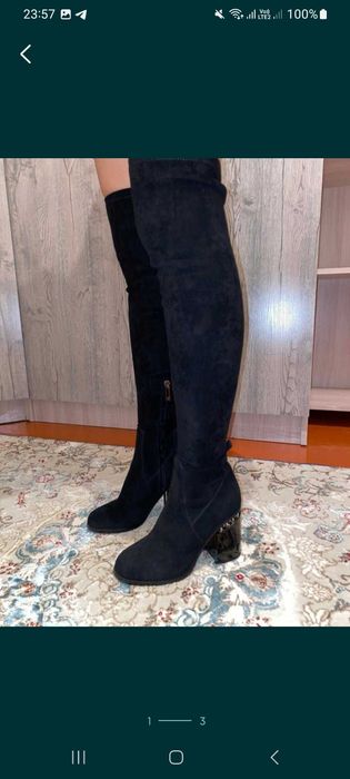 Новые сапоги, неношеные (MEDEA).