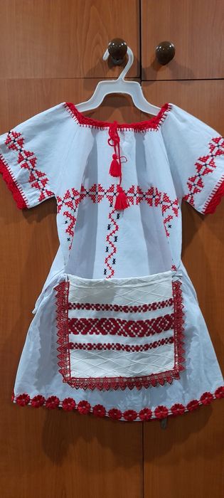 Costum popular fetite 12-18 luni