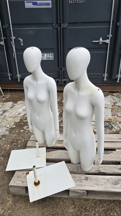 2 busturi manechin dama lovite cu brate detasabile
