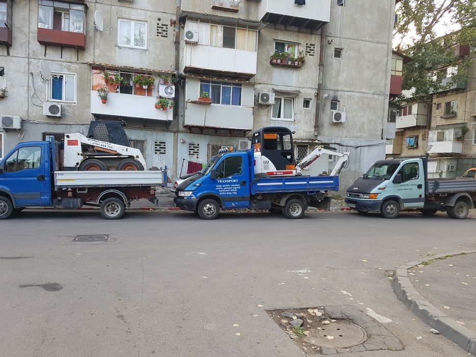 Transport agregate balastiera nisip piatra amestec margaritar