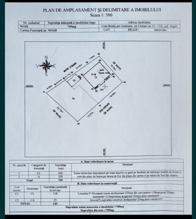 De vânzare Geamana Bradu