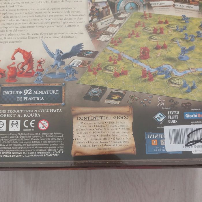 Чисто нова настолна игра Battlelore (Second Edition) – Италианско издание (Фабрично запечатана)
