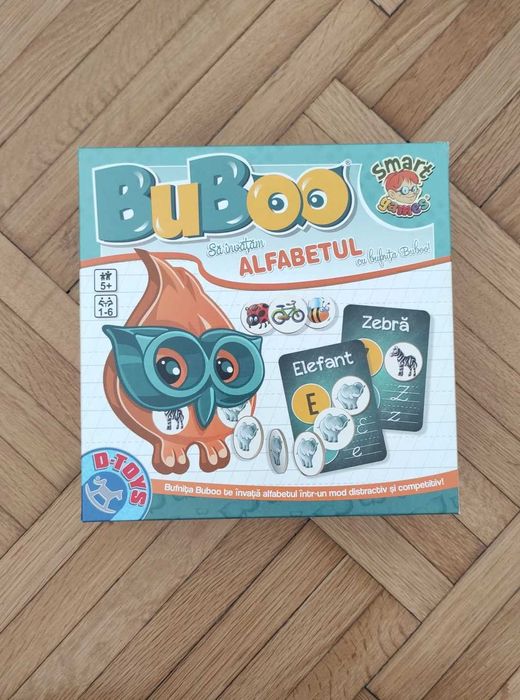 Joc educativ D-Toys Bufnita Buboo, Sa Invatam Alfabetul