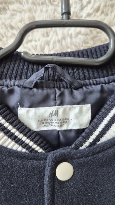 Нови! Якета с кожени ръкави (тип бейзболно) H&m 12-13 год.