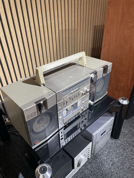 Radio casetofon boombox jvc pc r11l servisat