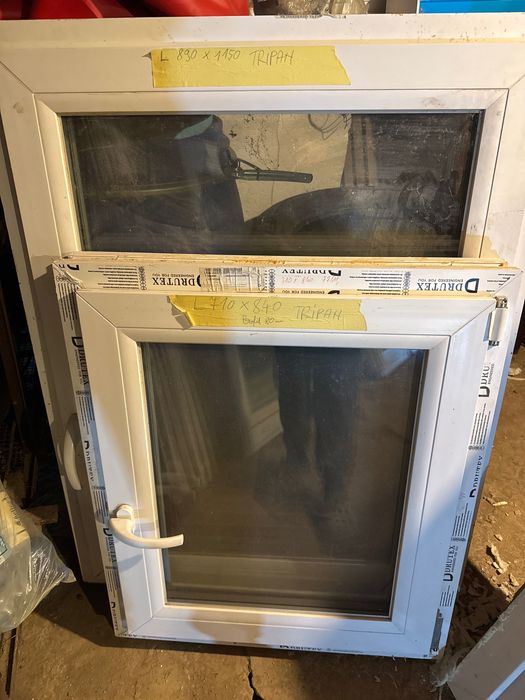 Geamuri Termopan tripan  710x840 și 890x1150 mm