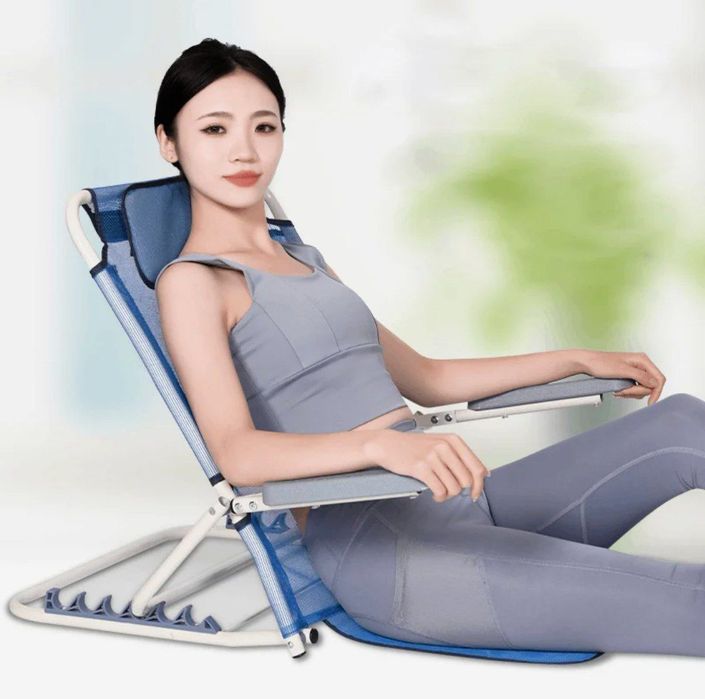 Складная спинка для кровати для пожилых людей с подушкой для головы.