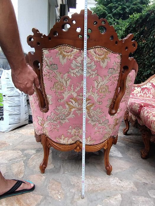 БАРОКОВА ГАРНИТУРА -диван ,2 кресла