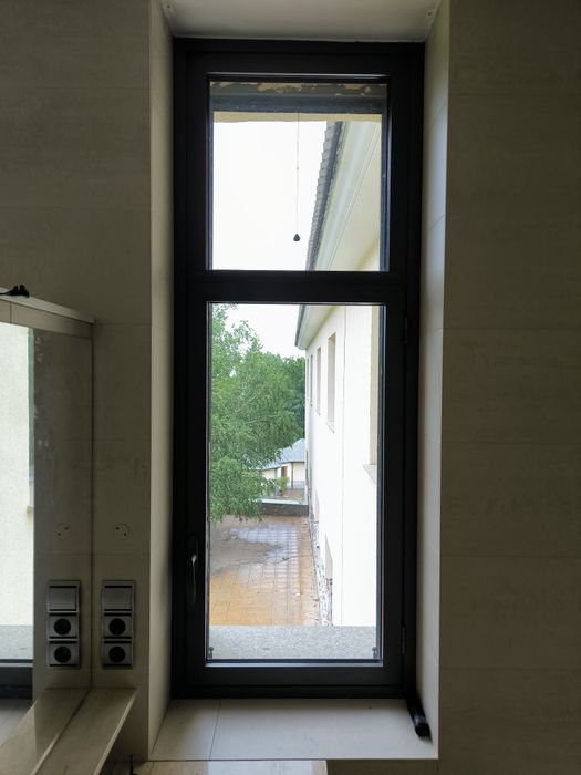 окна алюминиевые разных размеров