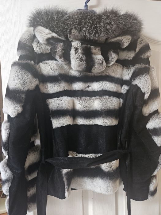 Палто чинчила  естествено