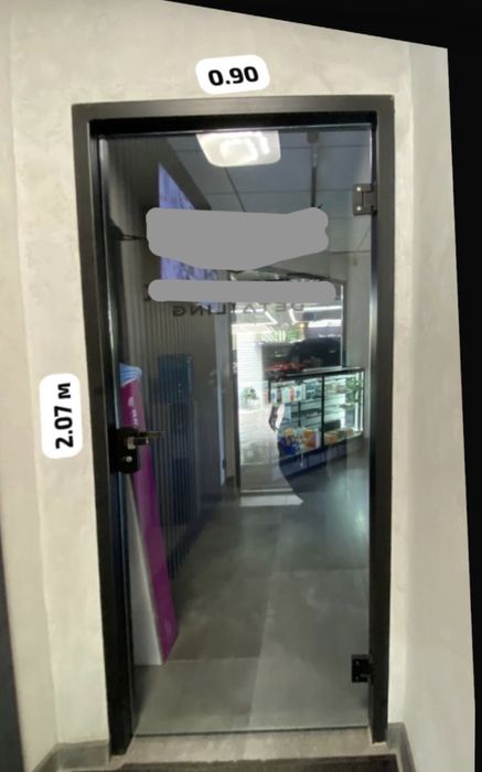 Продам дверь стеклянную