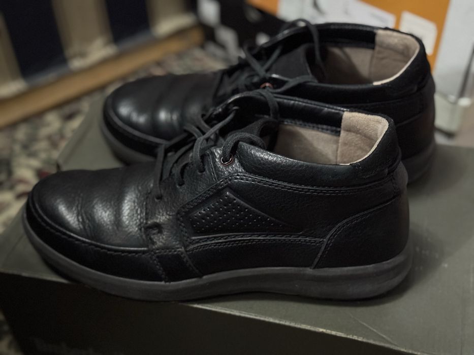 Мужские ботинки CLARKS натуральная кожа