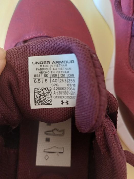 Маратонки Under Armourr