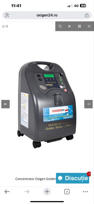 Aparat oxigen devilbiss