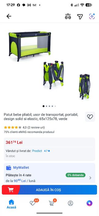 Patut multifunctional pliabil + a doua saltea CADOU și lenjerie pt saltea