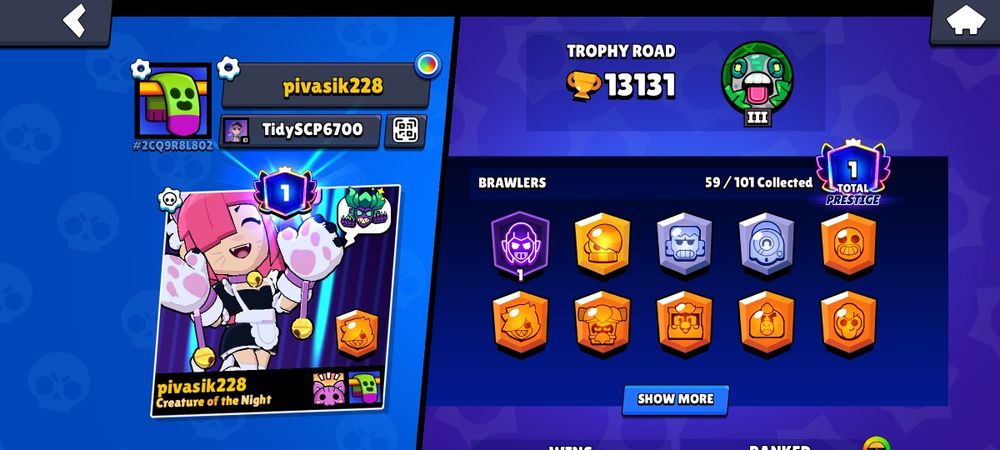 аккаунт в бравл старс