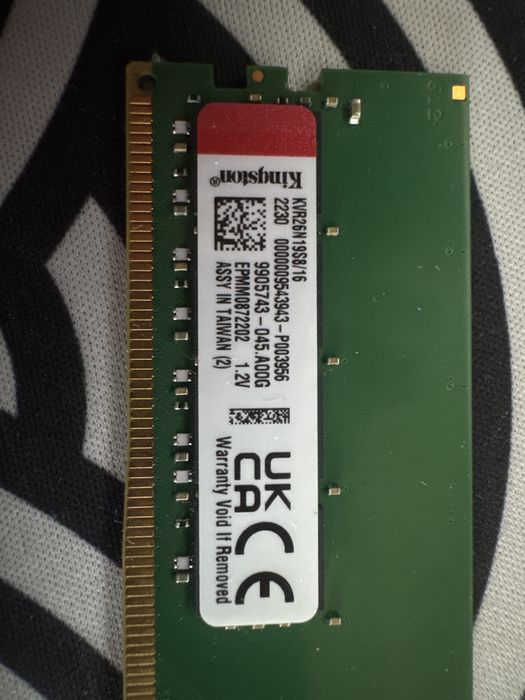 DDR4 16gb kingston