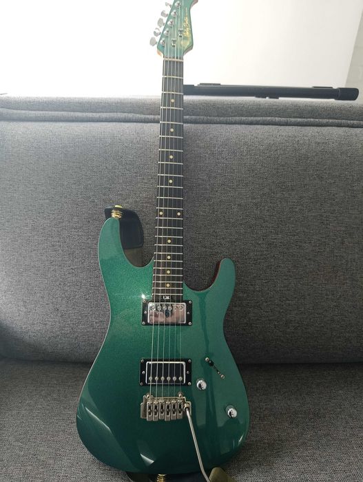 Harley Benton Fusion-III HH EB OCT + калъф – почти нова, отлично оборудвана