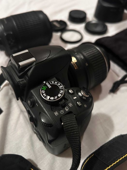 DSLR Nikon D3100 + 2 obiective