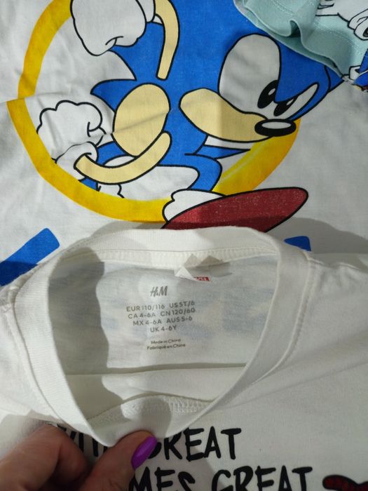 Set Spiderman/Sonic5-6 ani+2 tricouri
