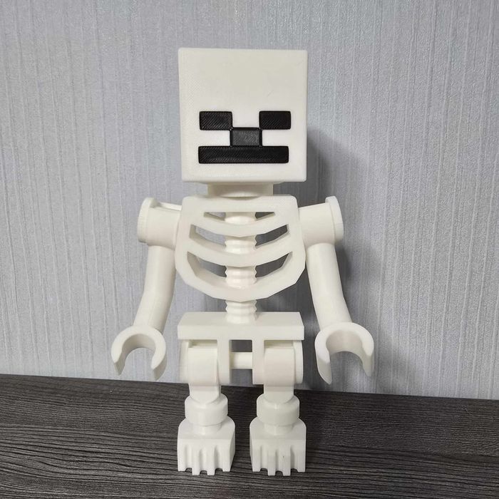 Minecraft Skeleton – Figurină 3D unicat, 21 cm