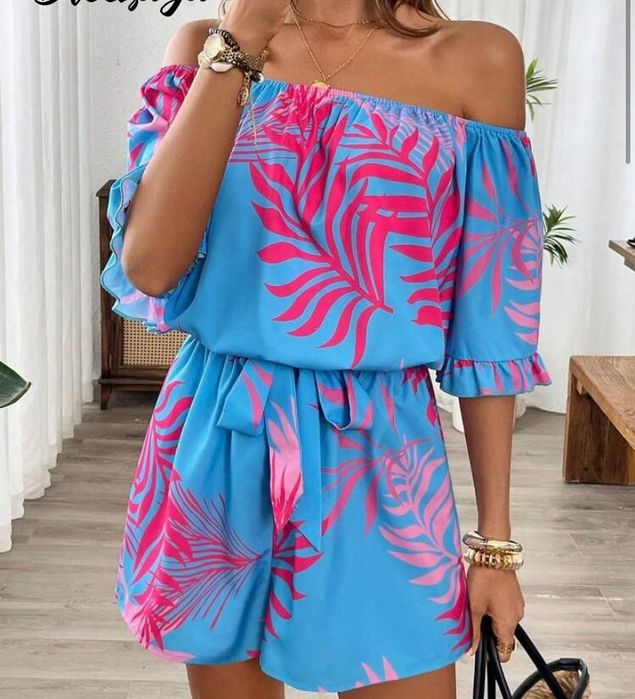 Дамски летен гащеризон shein