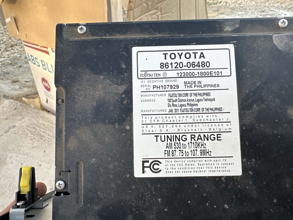 Магнитола на гольф и камри