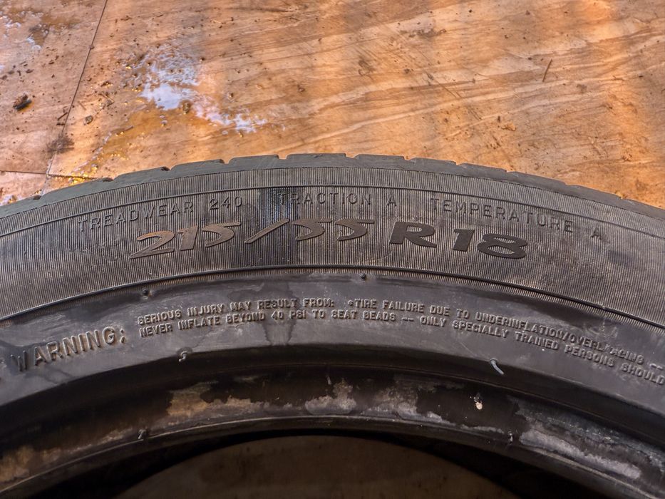215 55 R18 Комплект 4шт. Michelin