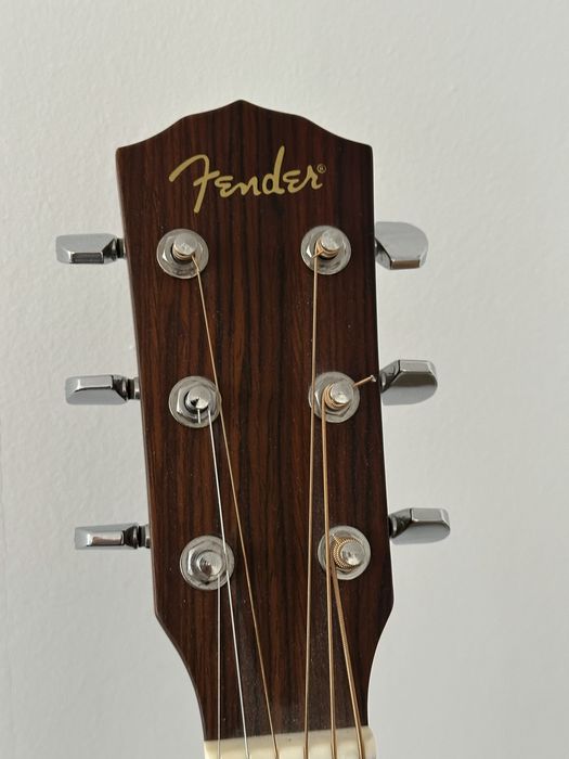 Електро-акустична китара за лява ръка Fender CD-100CE с калъф и стойка