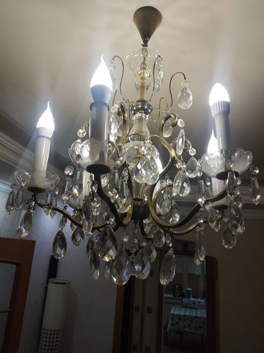 Люстра хрустальная, СССР / Чехословакия, 1980-е