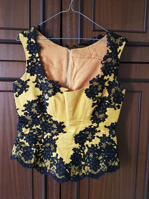 Бална дълга рокля в две части и шал