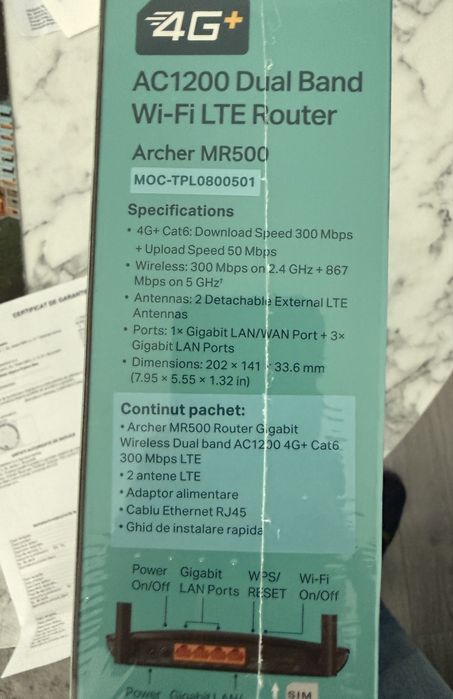 Tp link Archer MR500 sigilat