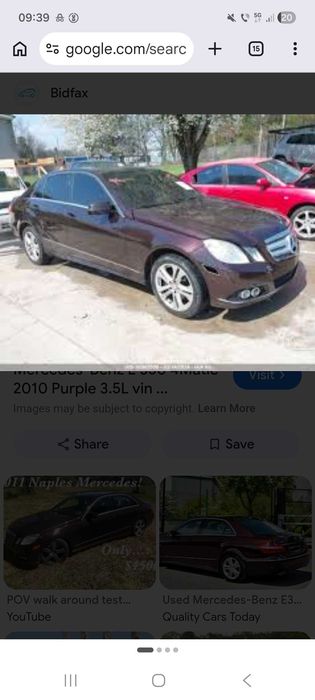 Mercedes E class  e350 cdi 2012