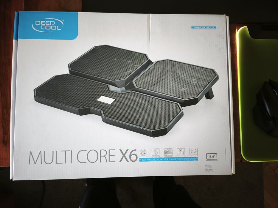Cooler Laptop DeepCool Multi Core X6, 15.6", Black
