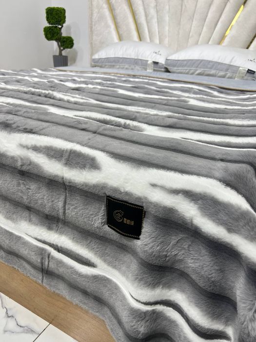 Плед 2 спалка зимний норка доставка бесплатно