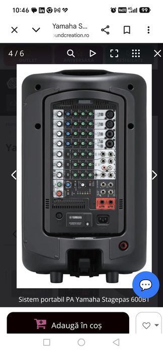 Yamaha StagePass 600BT