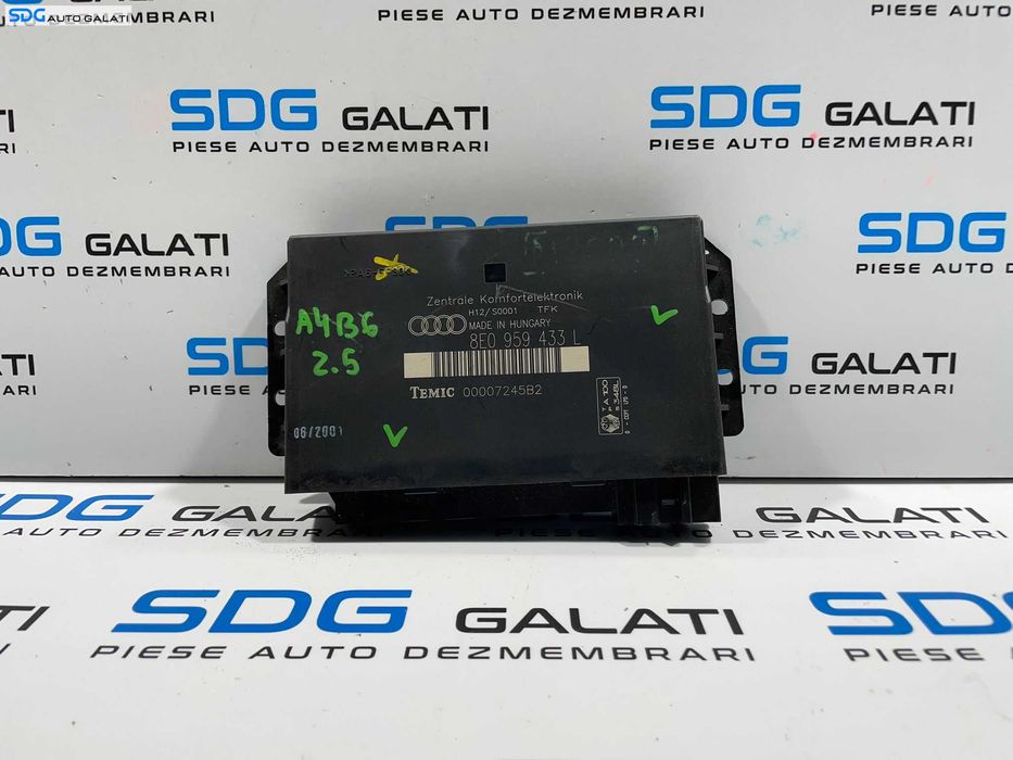 Modul Unitate Calculator Control Confort Audi A4 B6 2001 - 2005 Cod 8E0959433L [L3742]