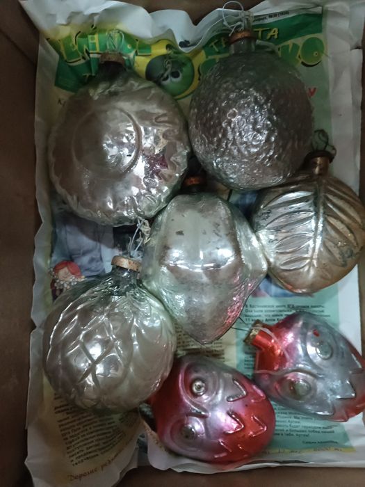 Игрушки ёлочные ссср