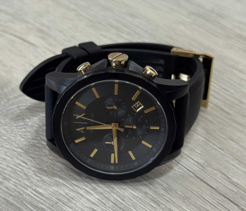 Мъжки часовник  Armani EXCHANGE с черно покритие  - AX7105