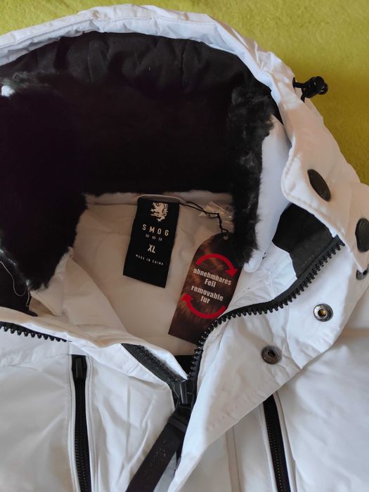 Geaca iarna Smog XL alba noua neprobata