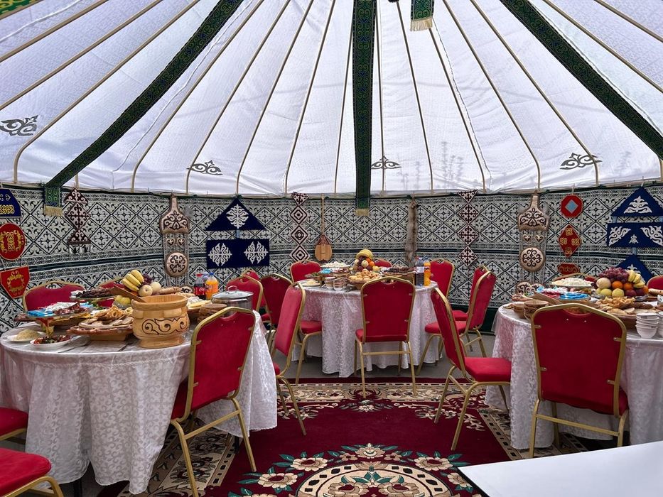 Киіз Уй Юрта Аренда Прокат Юрта Шымылдық Қазақ Киіз Уй Беташар Доставк