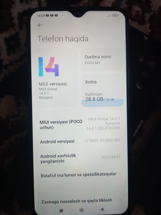 Telefonlar Samsung a13 poco M3