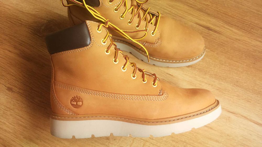 TIMBERLAND Leather Boots размер EUR 37,5 обувки естествена кожа - 2394