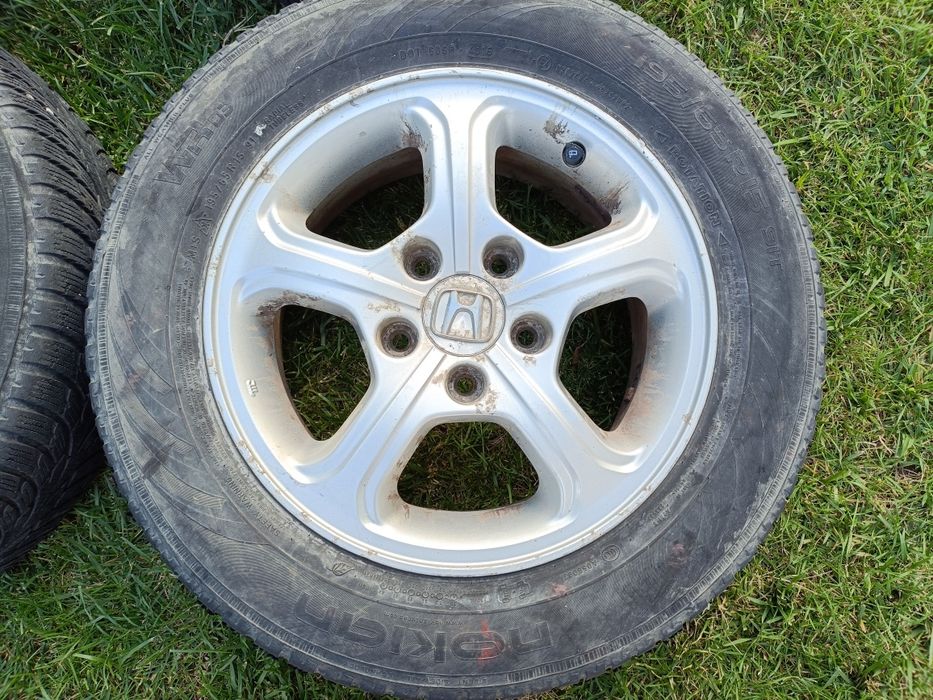 Jante/Roti Originale Honda 15 inch aliaj cu anvelope Nokian 195/65/15