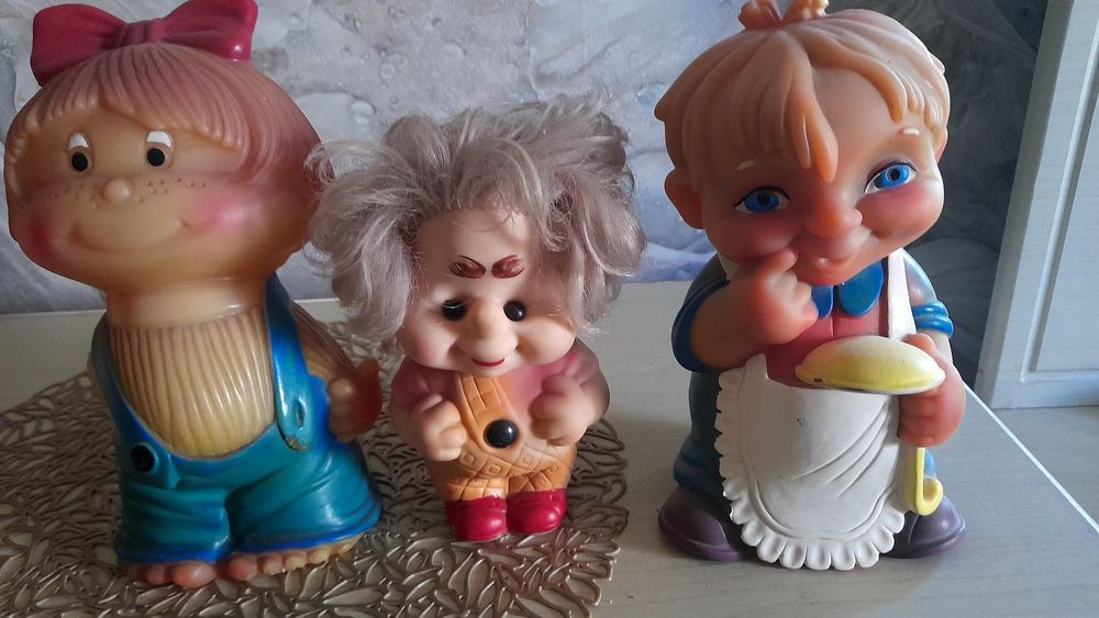 Советские резиновые игрушки