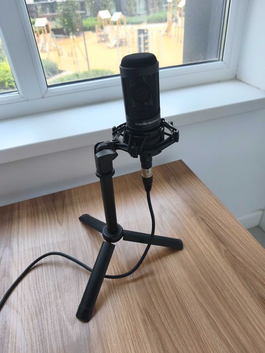 Студийный микрофон Audio-Technica AT2050 + поп-фильтр